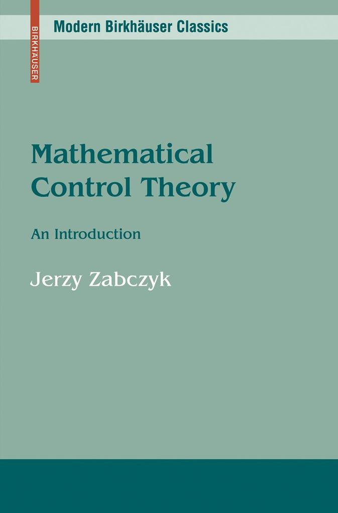 Produktbild: Mathematical Control Theory | Jerzy Zabczyk