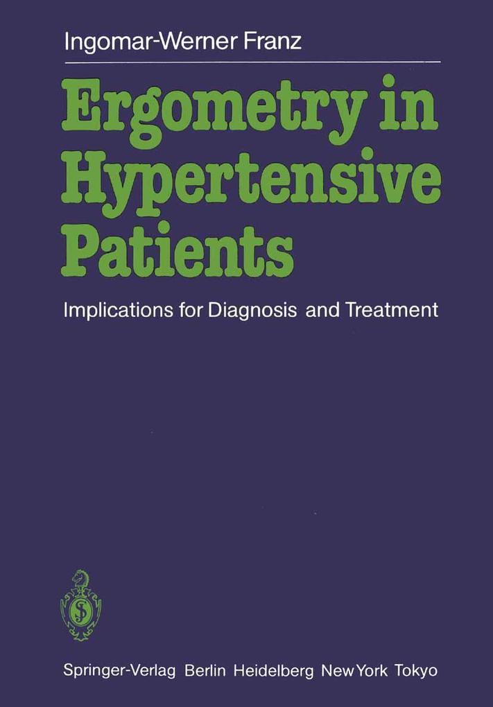 Produktbild: Ergometry in Hypertensive Patients | Ingomar W. Franz