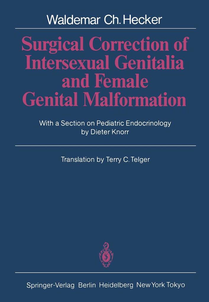 Produktbild: Surgical Correction of Intersexual Genitalia and Female Genital Malformation | Waldemar C. Hecker