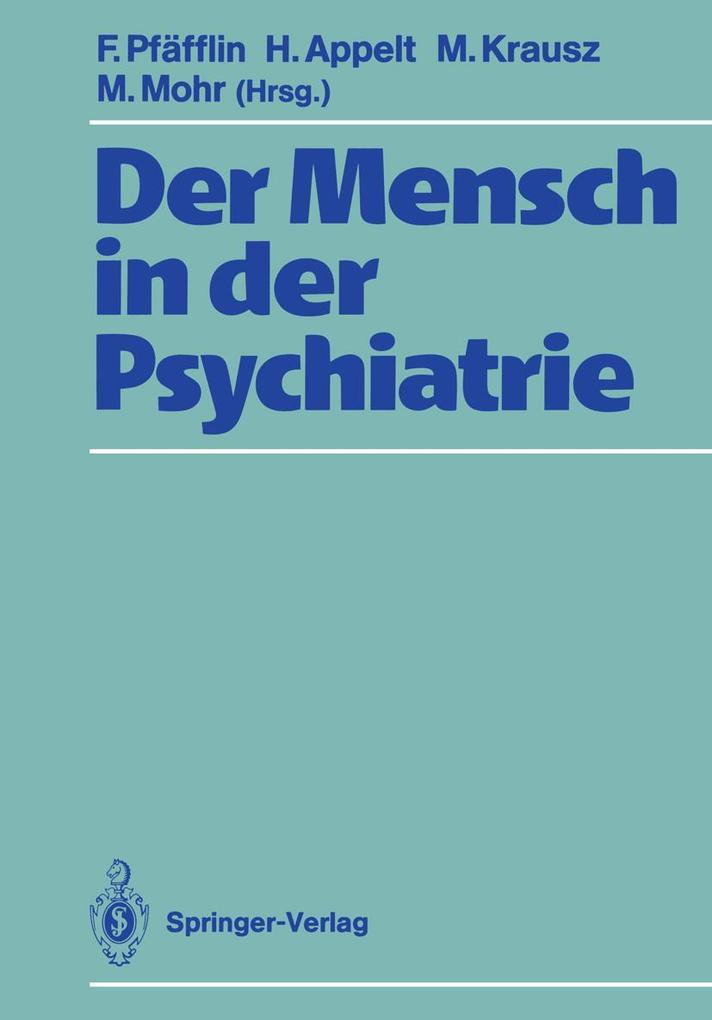 Produktbild: Der Mensch in der Psychiatrie