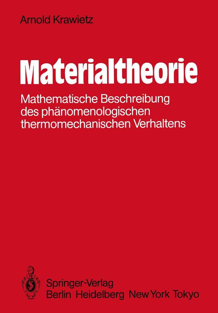 Produktbild: Materialtheorie | A. Krawietz
