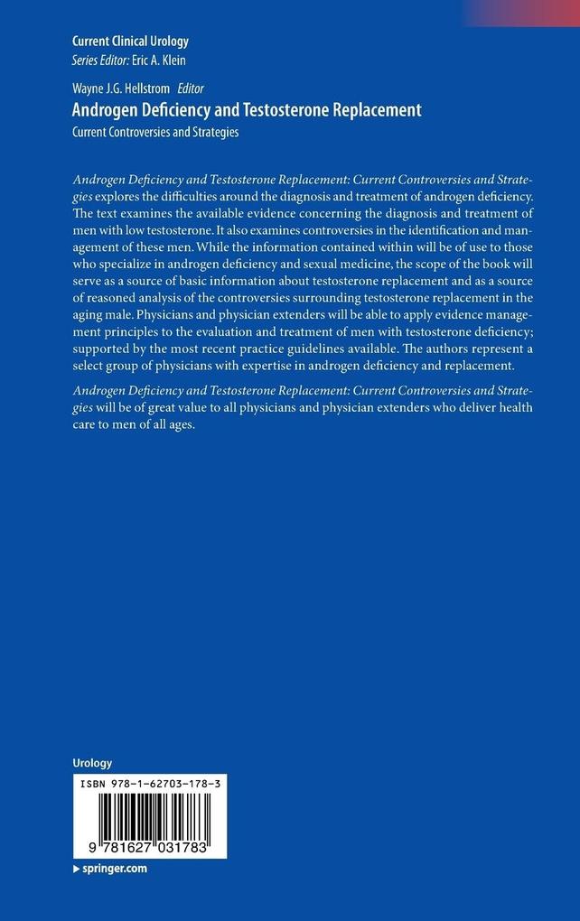 Weitere Ansicht: Androgen Deficiency and Testosterone Replacement