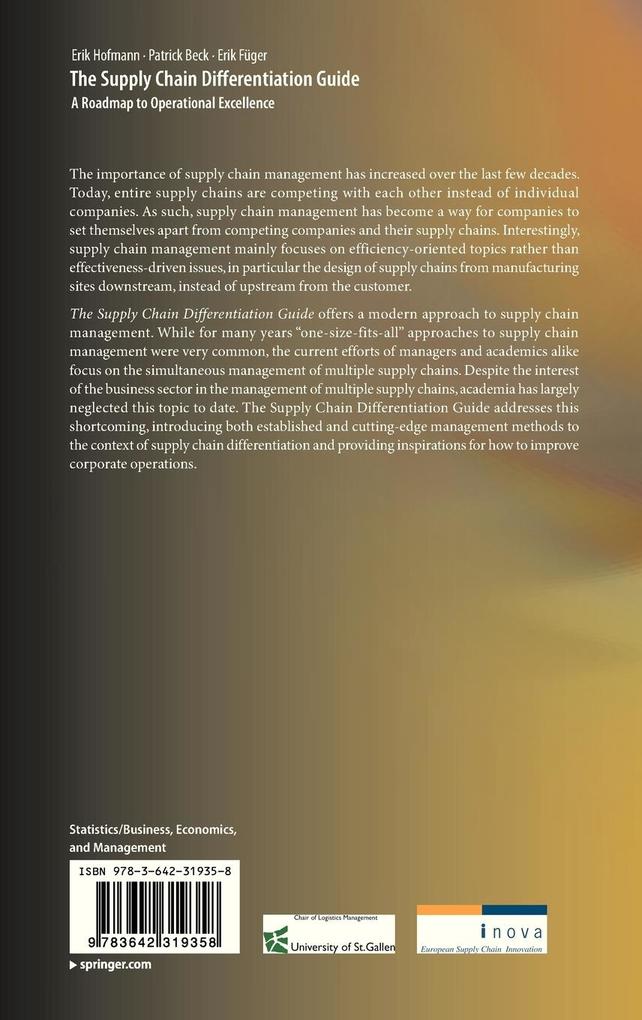 Weitere Ansicht: The Supply Chain Differentiation Guide | Patrick Beck, Erik Füger, Erik Hofmann