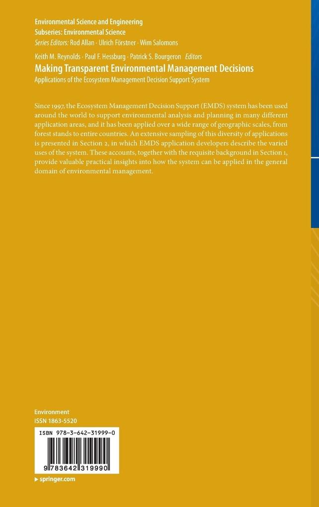 Weitere Ansicht: Making Transparent Environmental Management Decisions