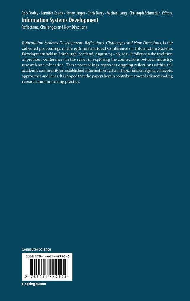 Weitere Ansicht: Information Systems Development