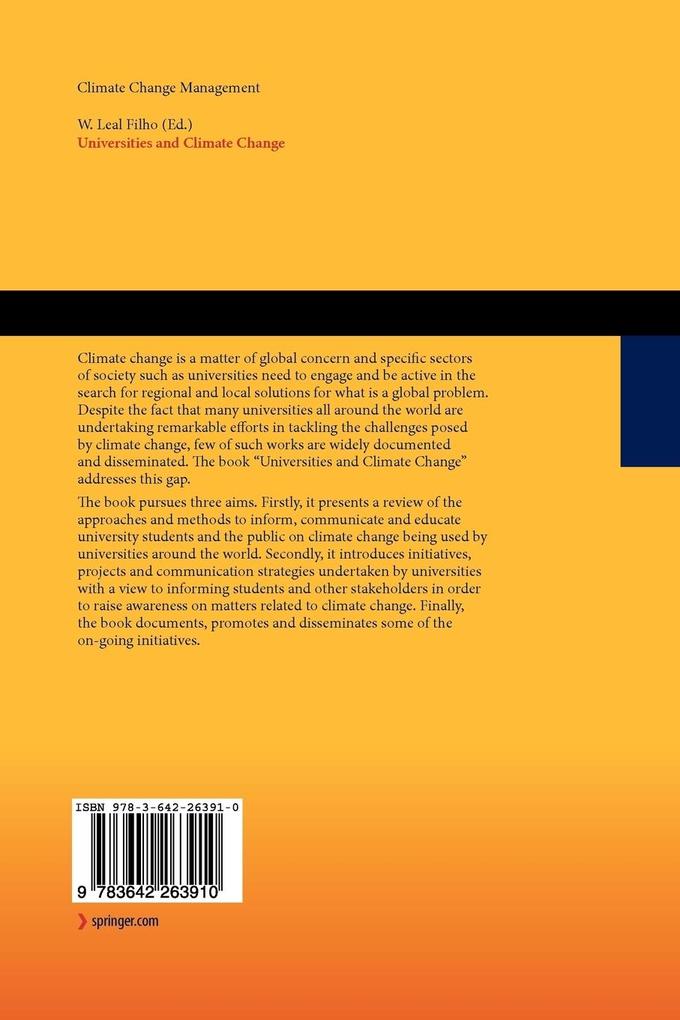Weitere Ansicht: Universities and Climate Change