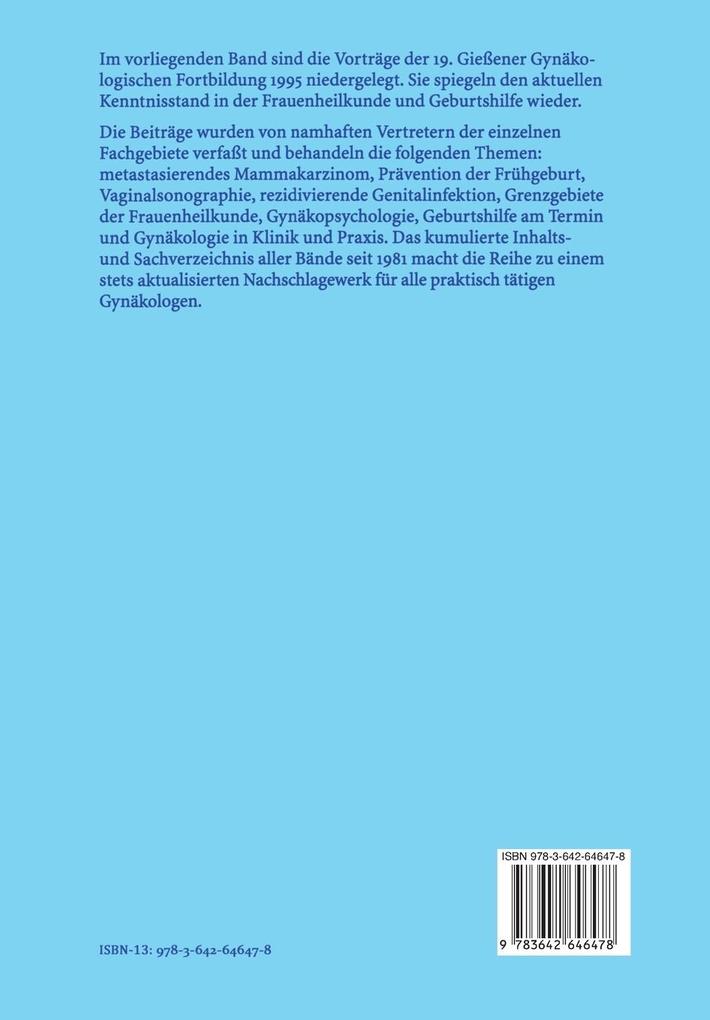 Weitere Ansicht: Gießener Gynäkologische Fortbildung 1995