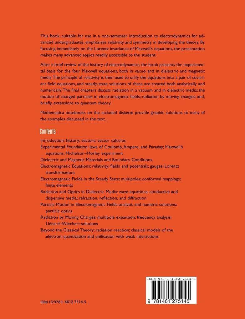 Weitere Ansicht: Electrodynamics: A Concise Introduction | James B. Westgard