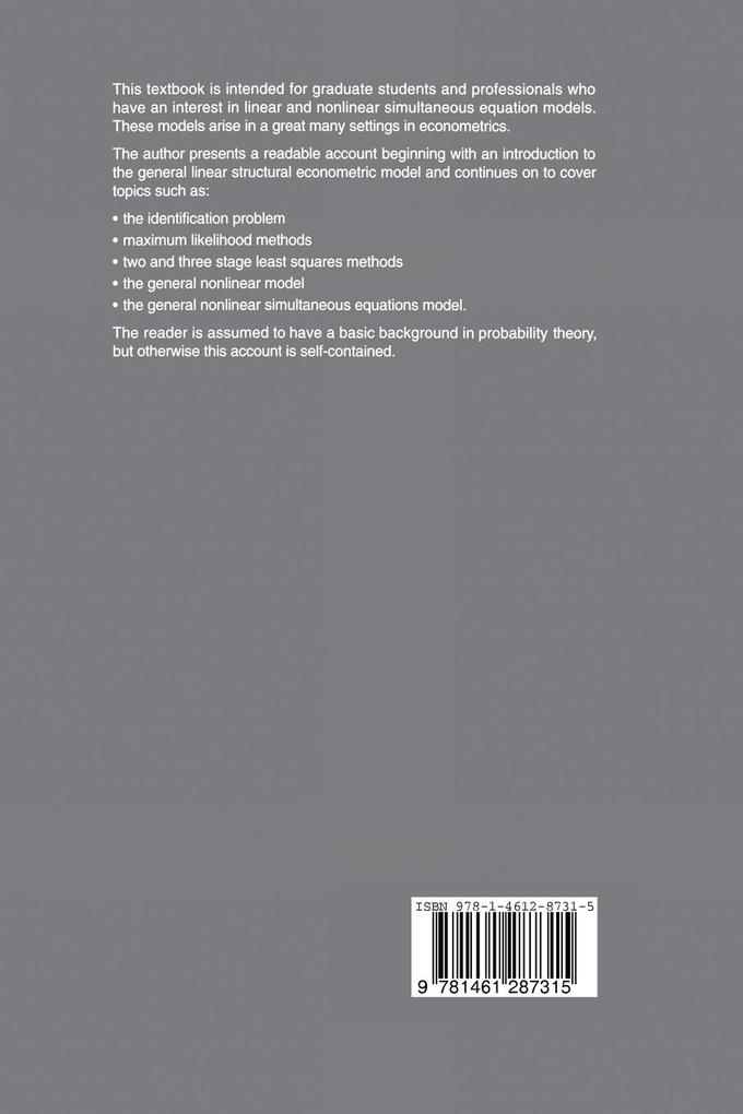 Weitere Ansicht: Topics In Advanced Econometrics | Phoebus J. Dhrymes