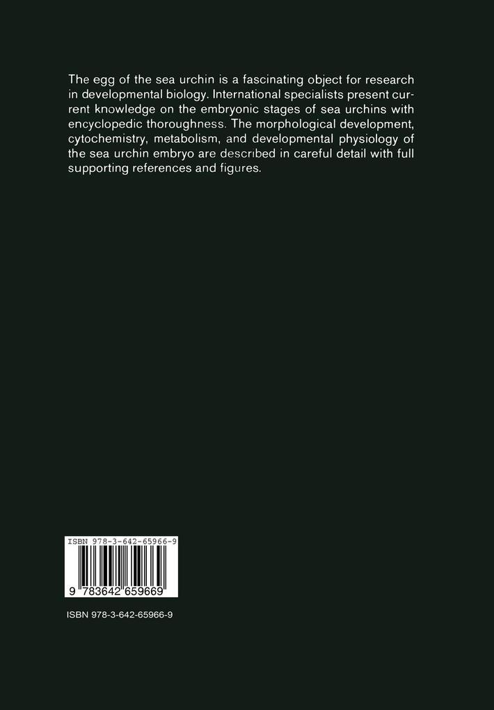 Weitere Ansicht: The Sea Urchin Embryo