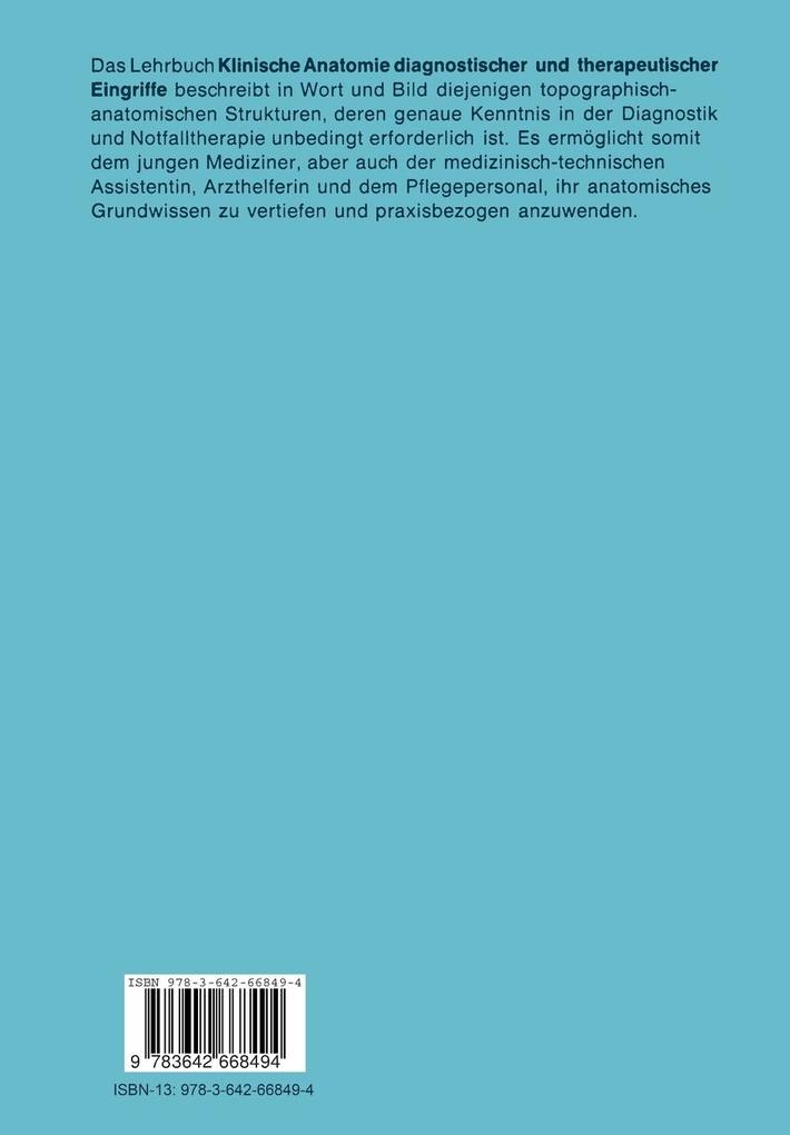 Weitere Ansicht: Klinische Anatomie diagnostischer und therapeutischer Eingriffe | Peter Abrahams, Peter Webb