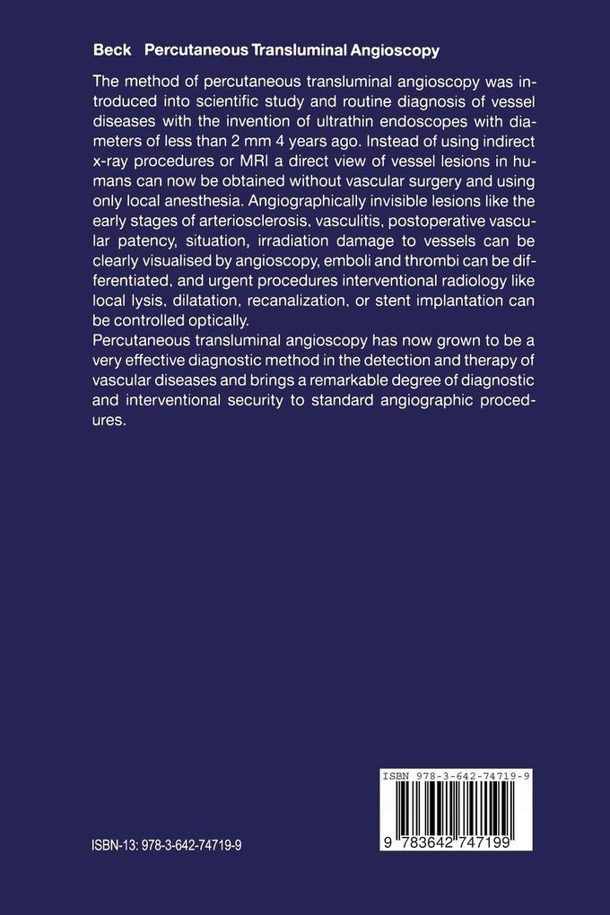 Weitere Ansicht: Percutaneous Transluminal Angioscopy | Andreas Beck