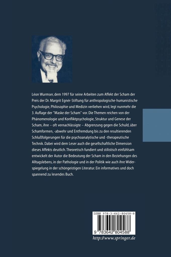 Weitere Ansicht: Die Maske der Scham | Leon Wurmser