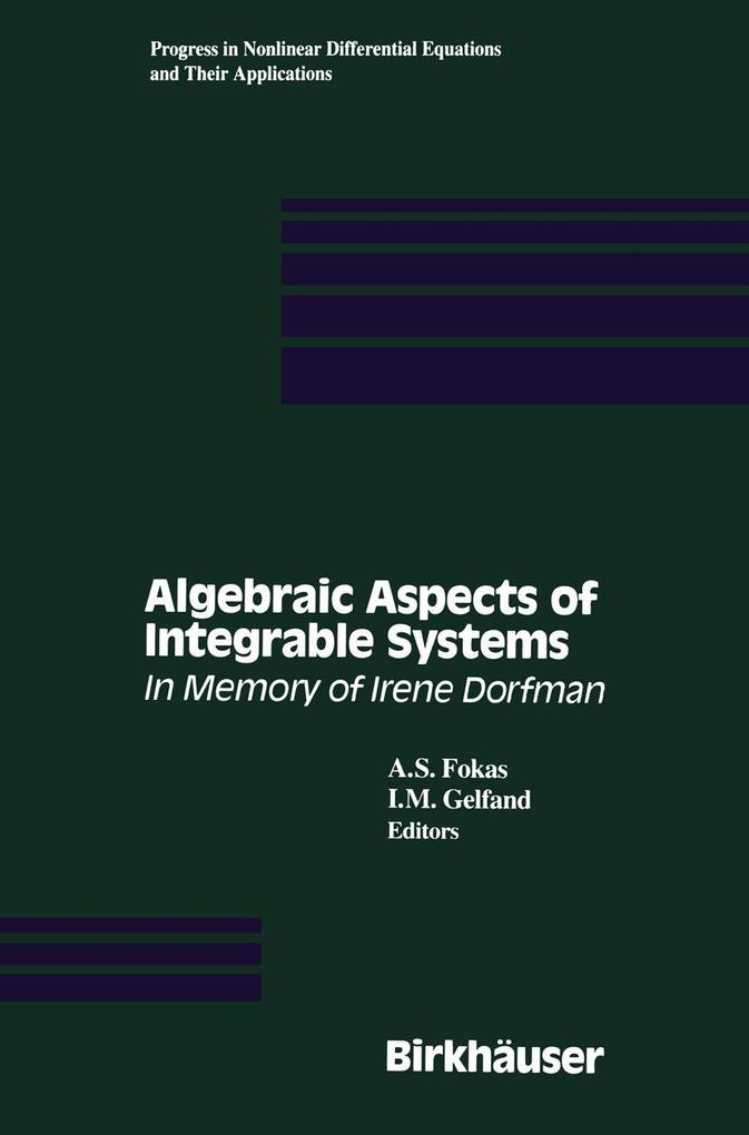 Produktbild: Algebraic Aspects of Integrable Systems