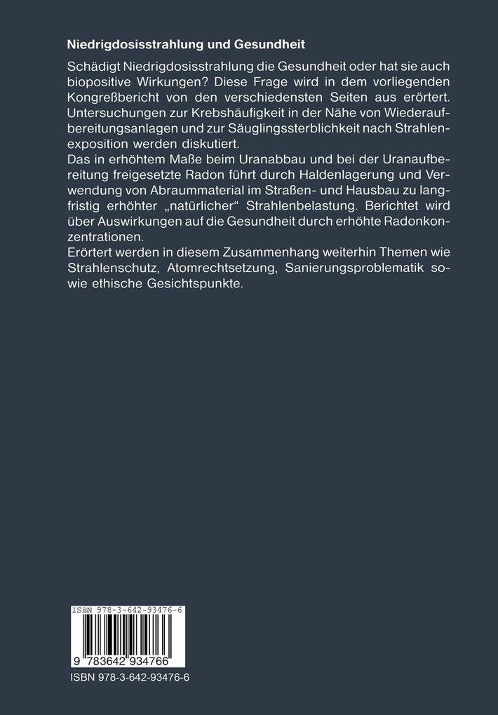 Weitere Ansicht: Niedrigdosisstrahlung und Gesundheit