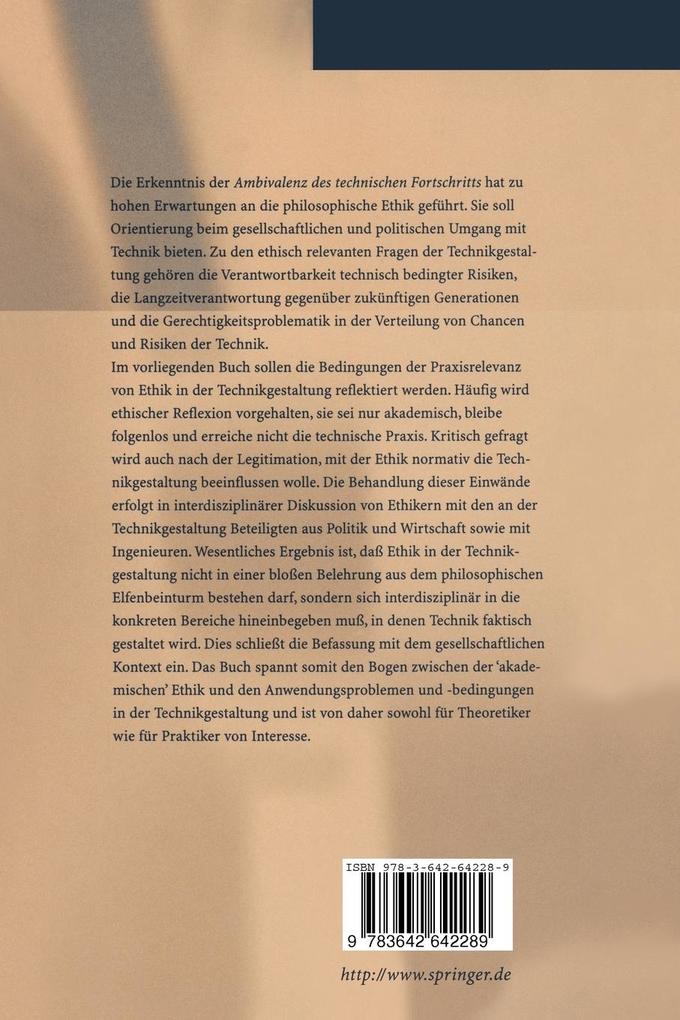 Weitere Ansicht: Ethik in der Technikgestaltung