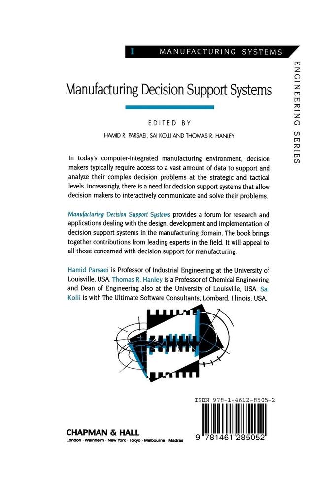 Weitere Ansicht: Manufacturing Decision Support Systems