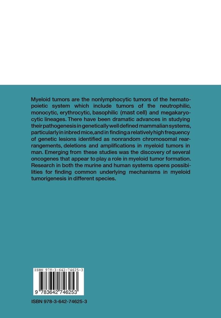 Weitere Ansicht: Mechanisms in Myeloid Tumorigenesis 1988