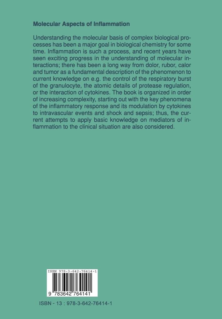 Weitere Ansicht: Molecular Aspects of Inflammation