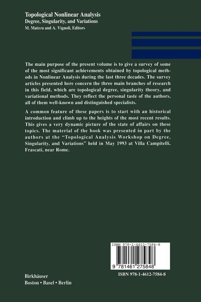 Weitere Ansicht: Topological Nonlinear Analysis