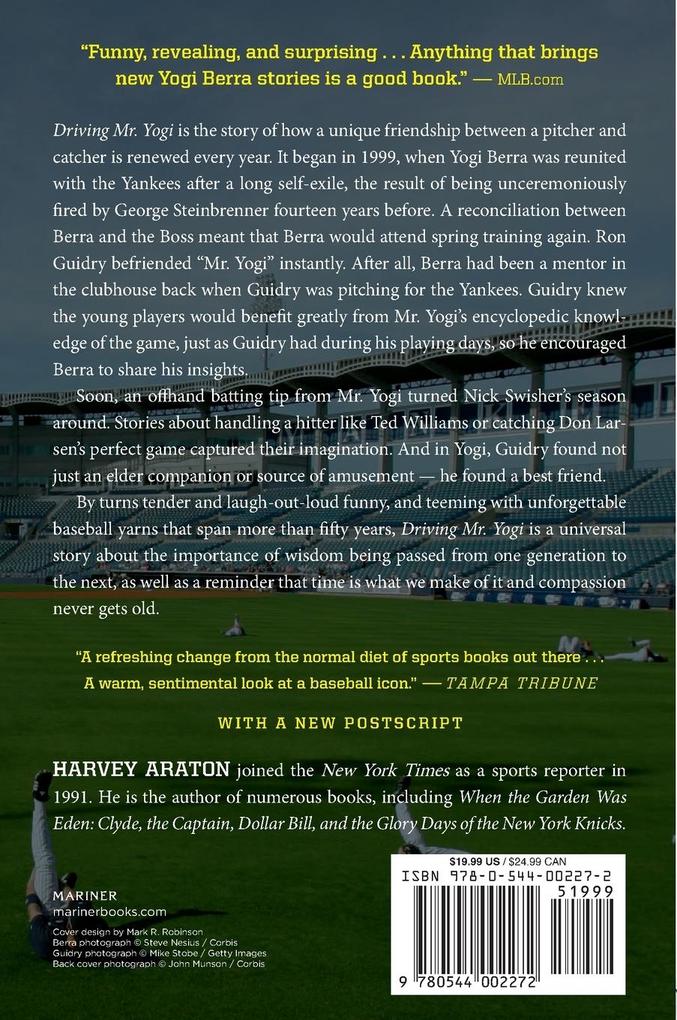 Weitere Ansicht: Driving Mr. Yogi | Harvey Araton