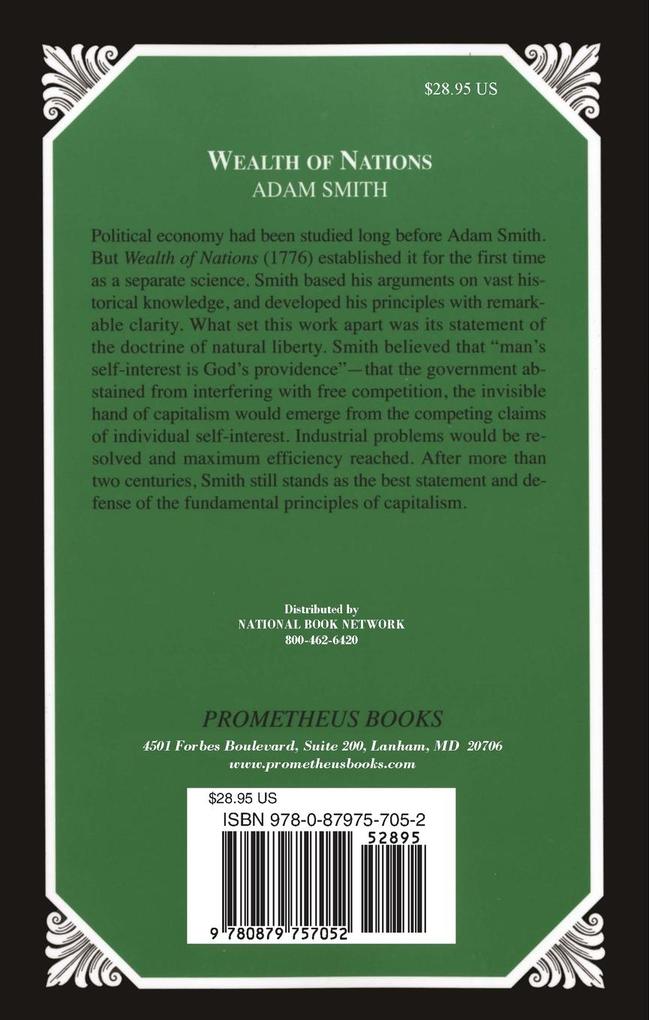 Weitere Ansicht: Wealth of Nations | Adam Smith