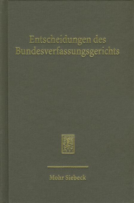 Produktbild: Entscheidungen des Bundesverfassungsgerichts. Bd.129