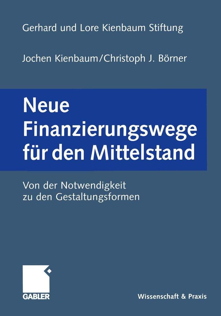 Produktbild: Neue Finanzierungswege für den Mittelstand | Gerhard und Lore Kienbaum Stiftung