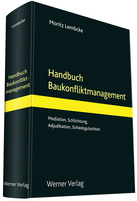 Produktbild: Handbuch Baukonfliktmanagement | Moritz Lembcke