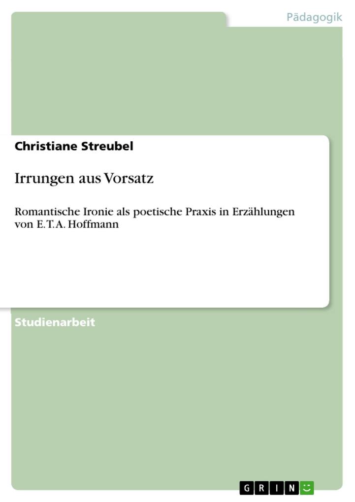 Produktbild: Irrungen aus Vorsatz | Christiane Streubel