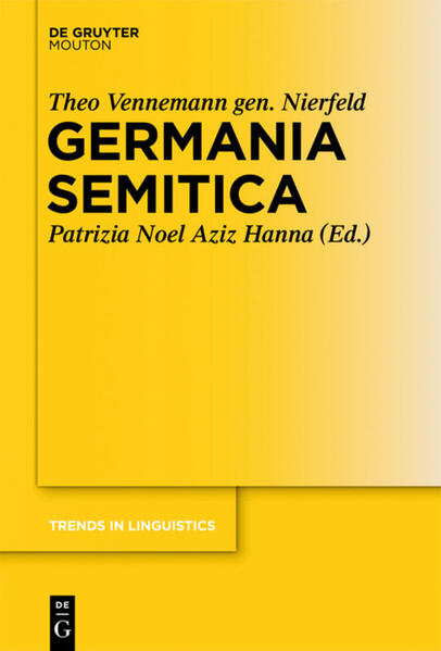 Produktbild: Germania Semitica | Theo Vennemann gen. Nierfeld