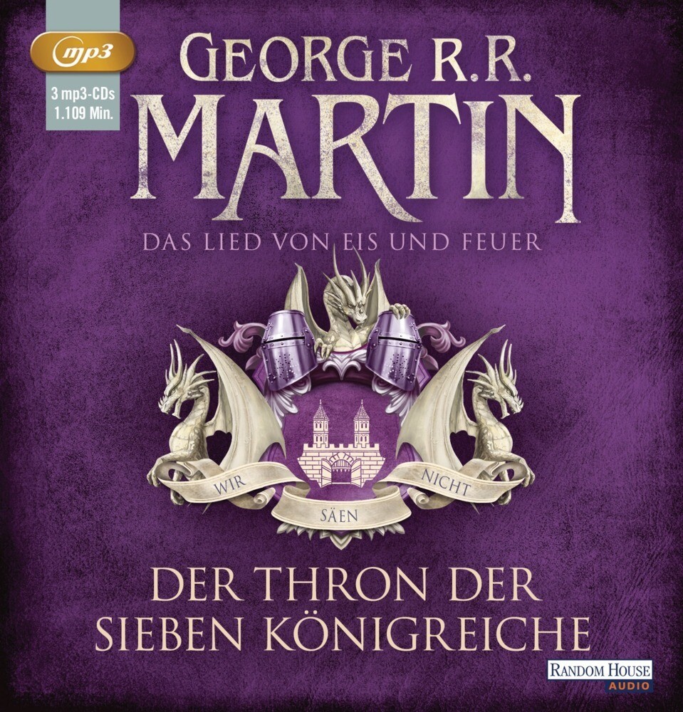 Produktbild: Das Lied von Eis und Feuer - Der Thron der Sieben Königreiche, 3 Audio-CD, 3 MP3 | George R. R. Martin