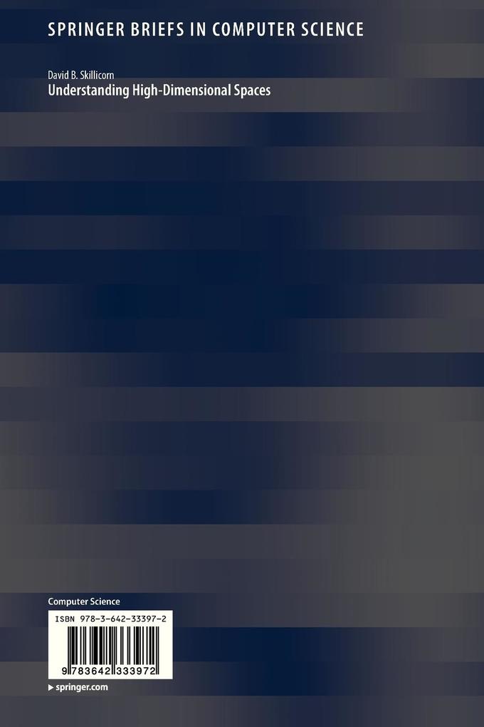 Weitere Ansicht: Understanding High-Dimensional Spaces | David B. Skillicorn