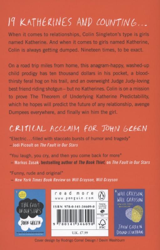 Weitere Ansicht: An Abundance of Katherines | John Green