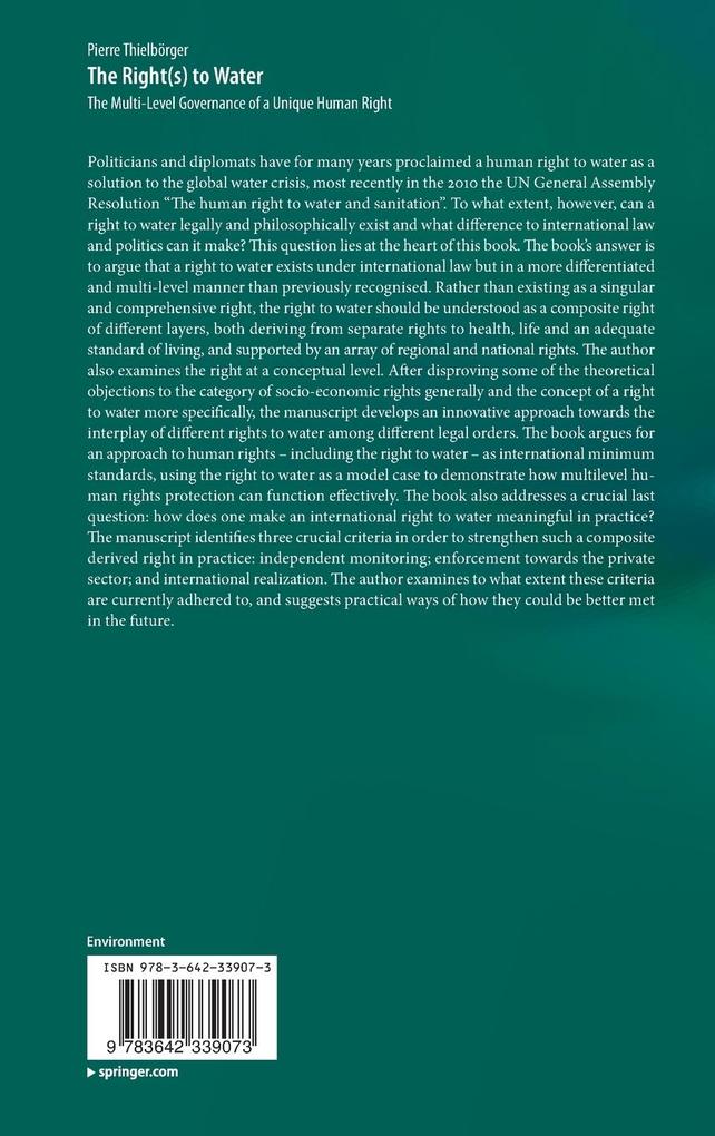Weitere Ansicht: The Right(s) to Water | Pierre Thielbörger