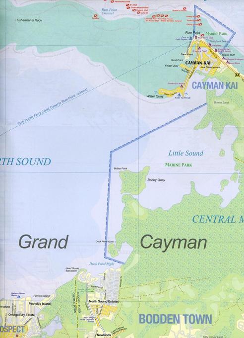 Weitere Ansicht: Landkarte Cayman Island & Jamaica