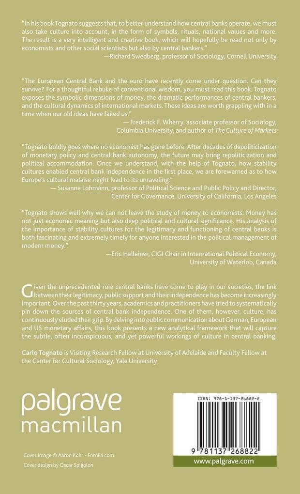 Weitere Ansicht: Central Bank Independence | C. Tognato