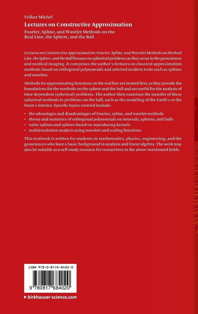 Weitere Ansicht: Lectures on Constructive Approximation | Volker Michel