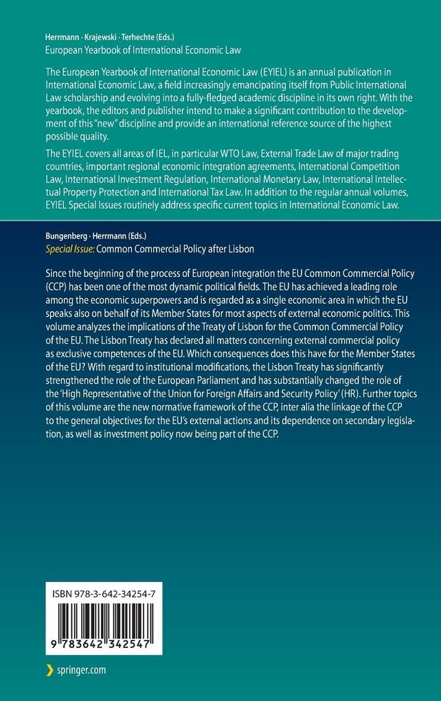 Weitere Ansicht: Common Commercial Policy after Lisbon