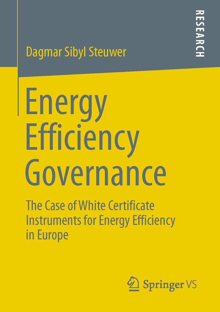 Produktbild: Energy Efficiency Governance | Dagmar Sibyl Steuwer