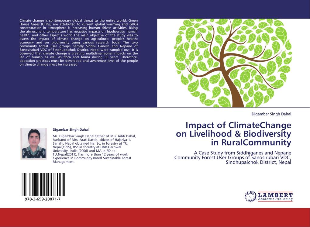 Produktbild: Impact of ClimateChange on Livelihood & Biodiversity in RuralCommunity | Digambar Singh Dahal