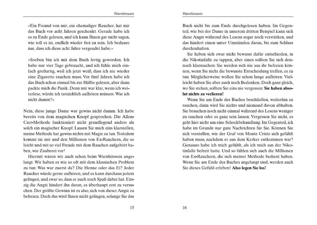 Weitere Ansicht: Endlich Nichtraucher! | Allen Carr