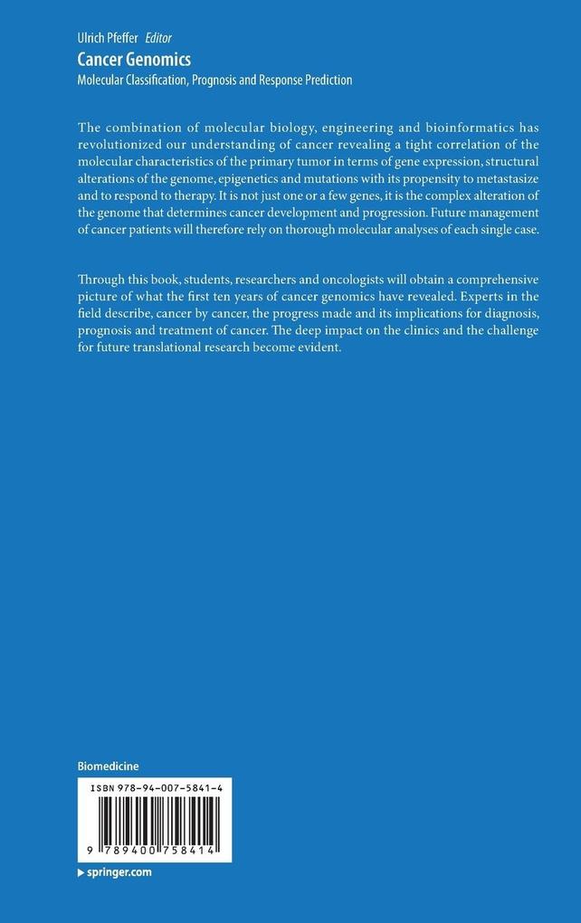 Weitere Ansicht: Cancer Genomics