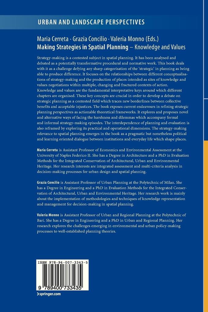 Weitere Ansicht: Making Strategies in Spatial Planning