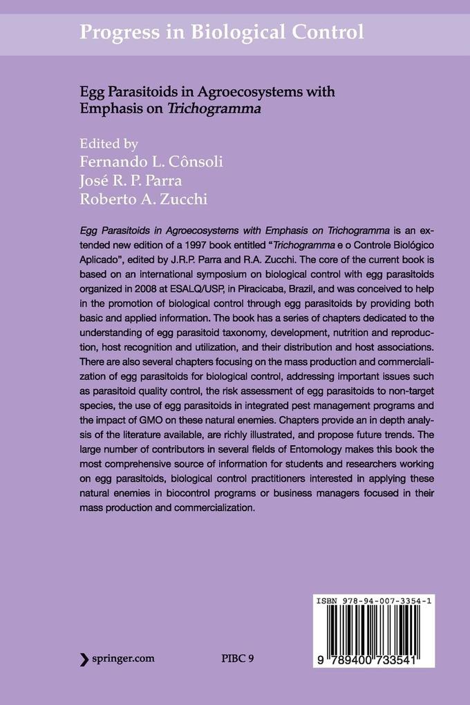 Weitere Ansicht: Egg Parasitoids in Agroecosystems with Emphasis on Trichogramma