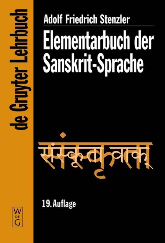 Produktbild: Elementarbuch der Sanskrit-Sprache | Adolf Friedrich Stenzler