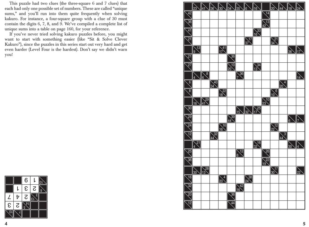 Weitere Ansicht: Absolutely Nasty® Kakuro Level Three | Conceptis Puzzles