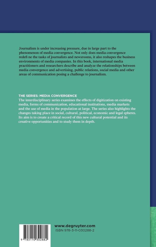 Weitere Ansicht: Journalism and Media Convergence