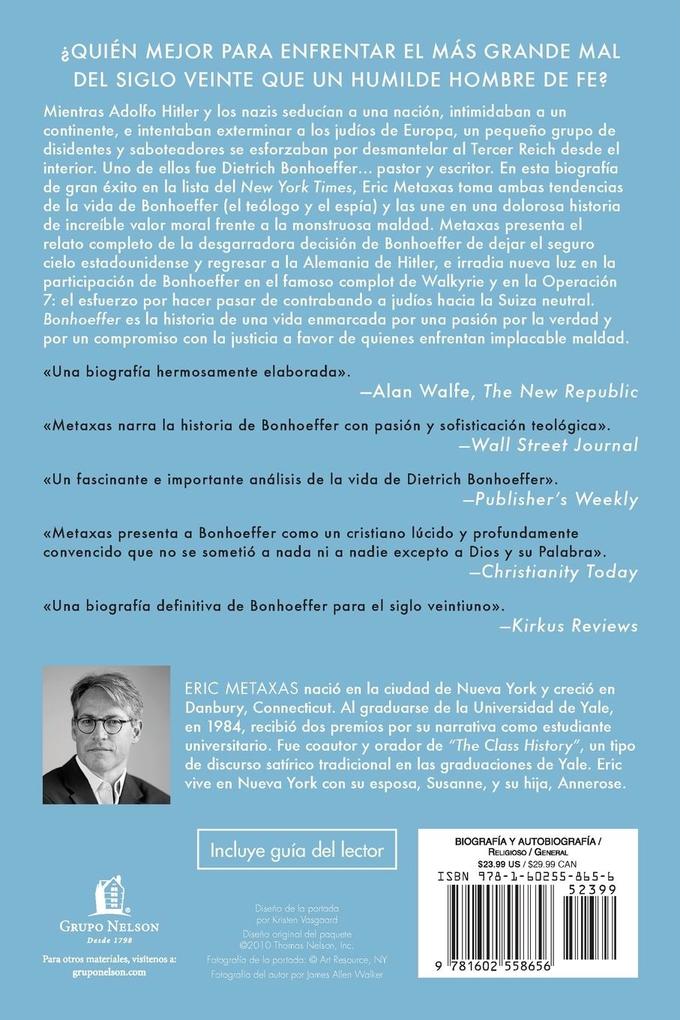 Weitere Ansicht: Bonhoeffer | Eric Metaxas
