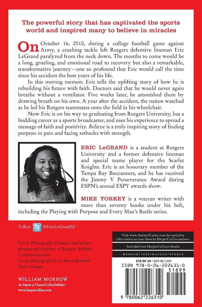 Weitere Ansicht: Believe | Eric Legrand, Mike Yorkey